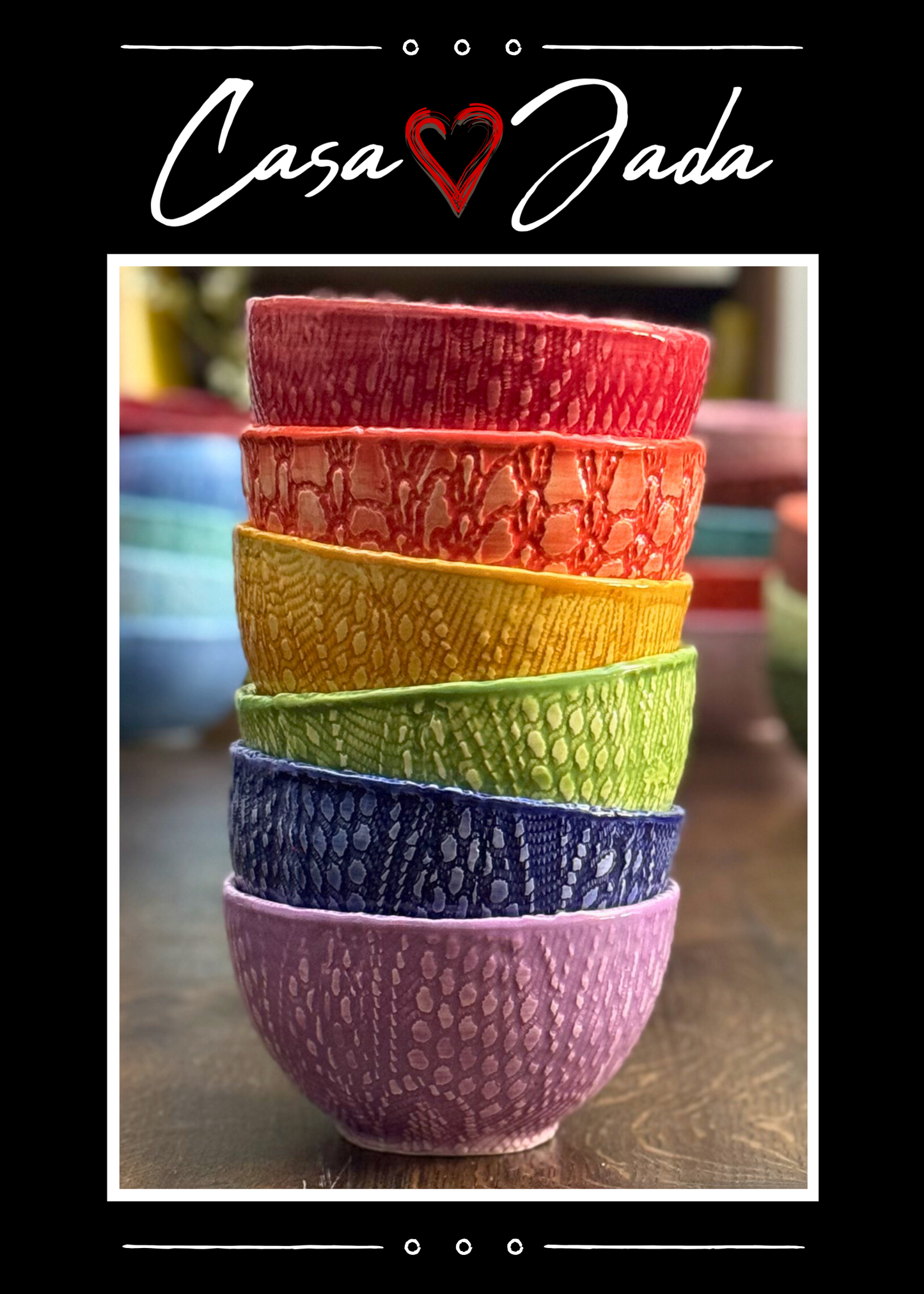 Relief cobalto - Skål 13,5 cm| Casa Jada