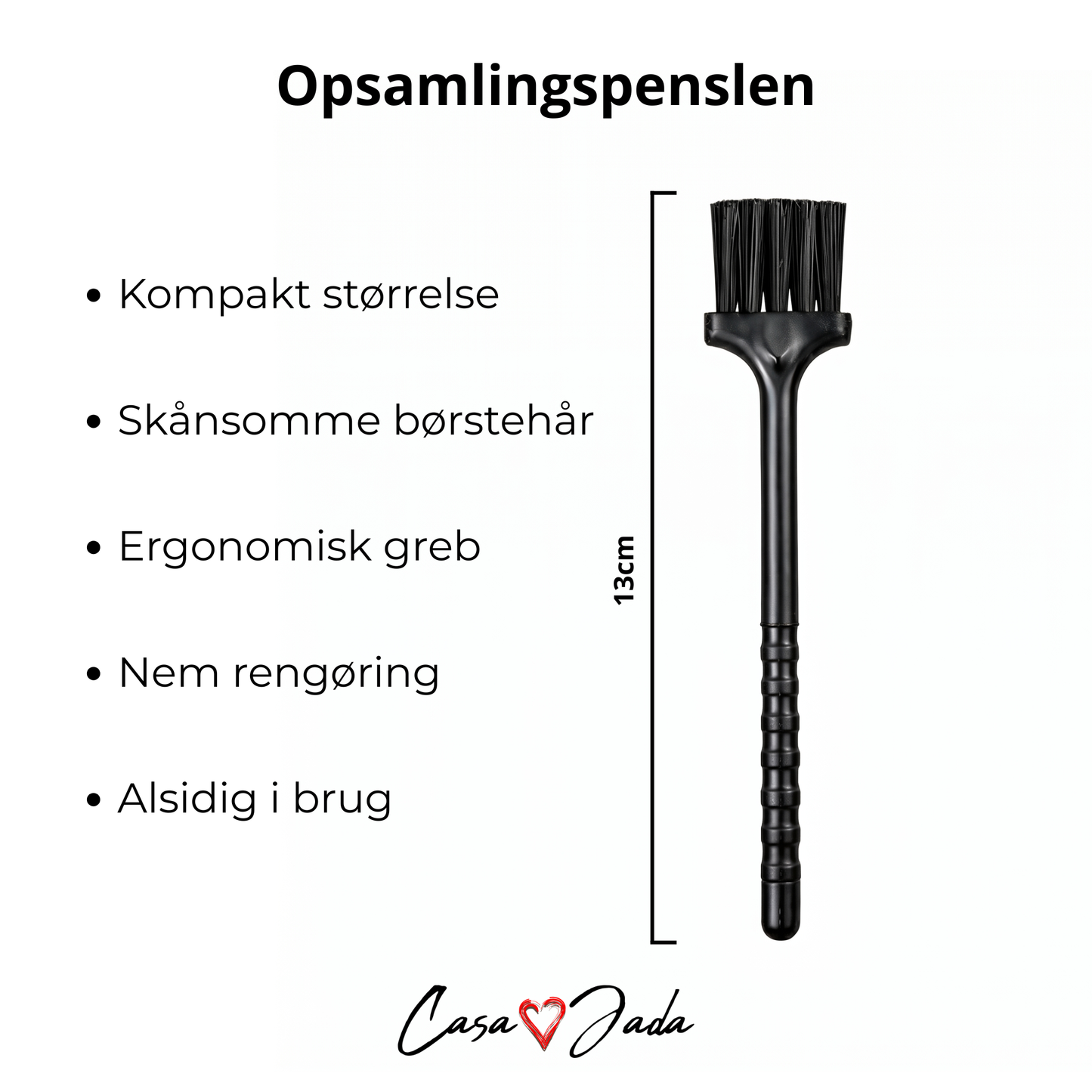 Opsamlingspensel til Keramikrasper (13 cm)