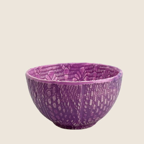 Relief lila - Skål 13,5 cm| Casa Jada