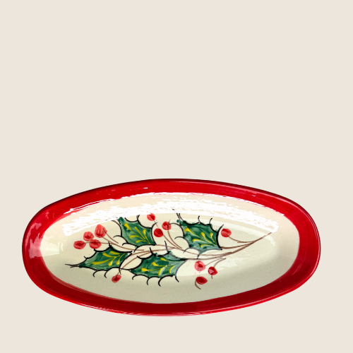 Farmors Jul - Ovalt fad 25 cm | Casa Jada