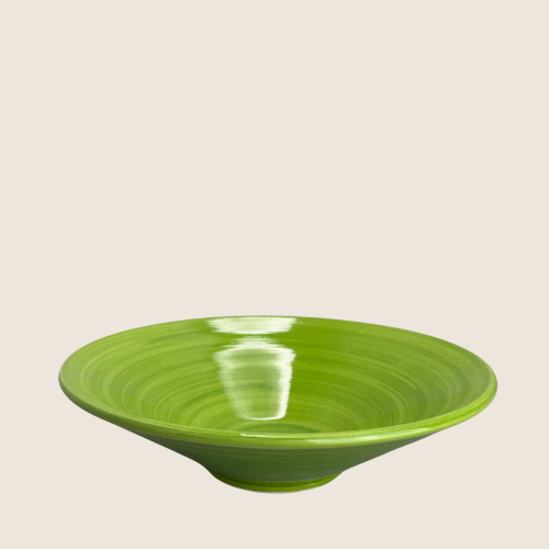 Ensfarvet Verde Victoria - Skål 38 cm| Casa Jada