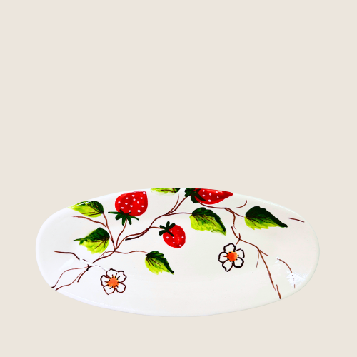 Fresa - Ovalt fad 25 cm| Casa Jada