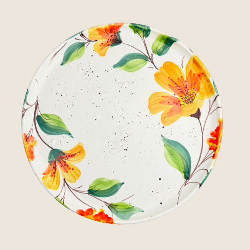 Karisma Naranja Mat - Rundt fad 34 cm| Casa Jada