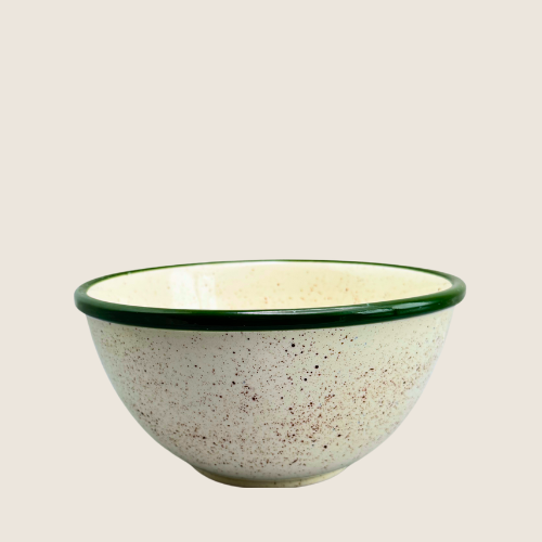 Skål, Ø 26 cm, Raya, Oliva, Spansk keramik| Casa Jada