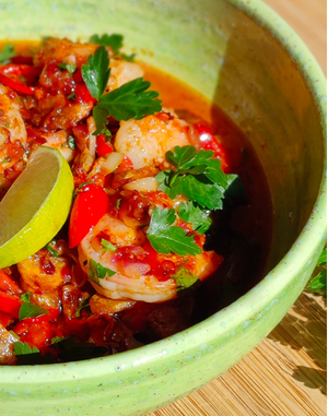 Gambas Pil Pil – rejer, hvidløg, chili og masser af god olivenolie