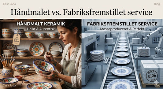 Håndmalet vs. fabriksfremstillet service: Det skal du kigge efter| Casa Jada