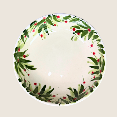 Navidad Deco 1 - Rød - Skål 23 cm | Casa Jada