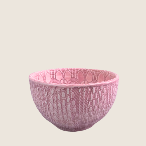 Relief rosado - Mate - Skål 13,5 cm