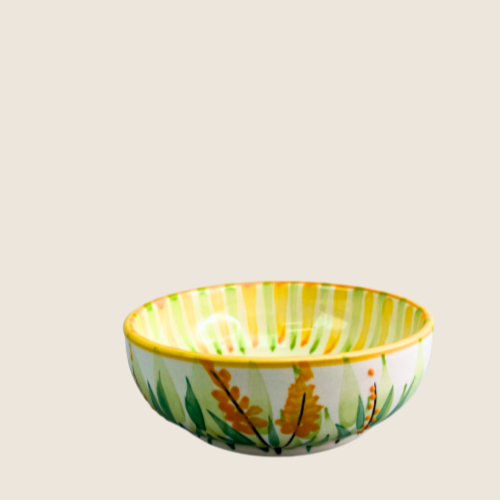 Bowl, Ø 15 cm, extended, Almáchar, Spanish ceramics