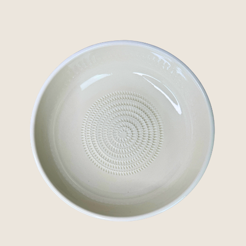 Ensfarvet creme - Skål m. Rasper| Casa Jada