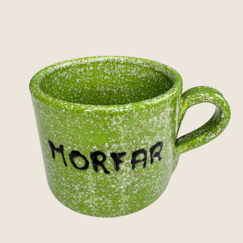 Rústico verde "MORFAR" - Cosy cup