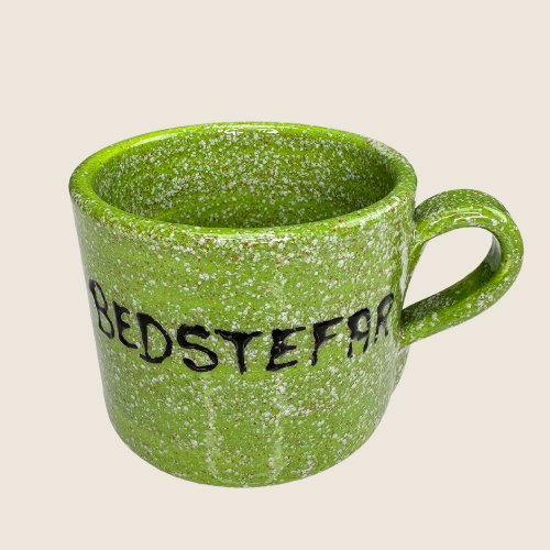 Rústico verde "BEDSTEFAR" - Cosy cup