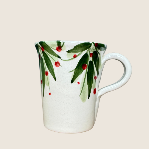 Navidad 1 - Rojo - Coffee Mug| Spansk Keramik