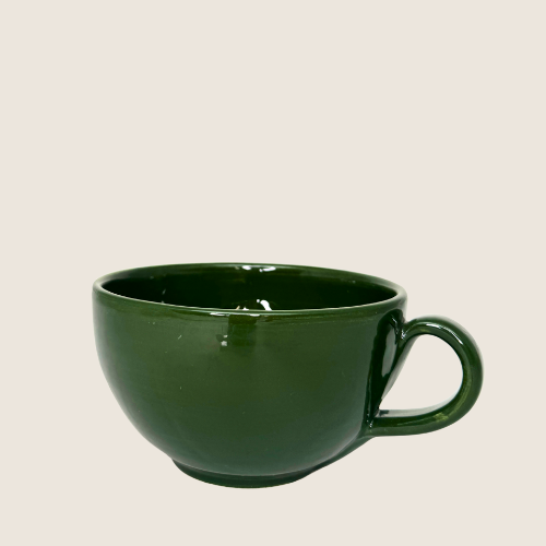 Ensfarvet Oliva - Big cup| Casa Jada