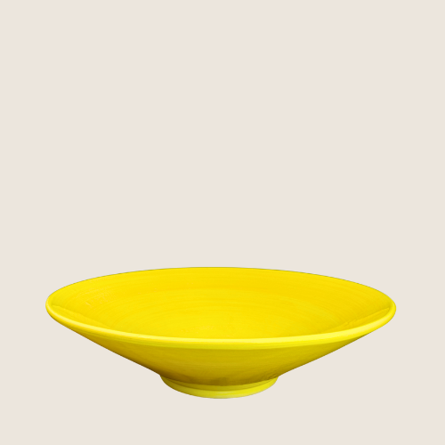 Ensfarvet Amarillo - Skål 38 cm| Casa Jada