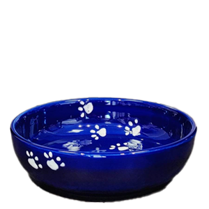 Bowl, Ø 23 cm, Huellas, Azul Oscuro, Spanish hand-painted ceramics