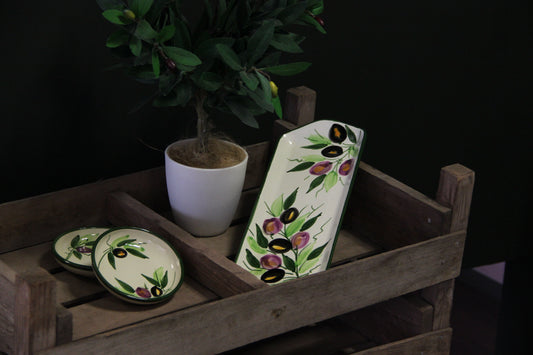 Aceituna - Aflangt fad 35 cm | Casa Jada