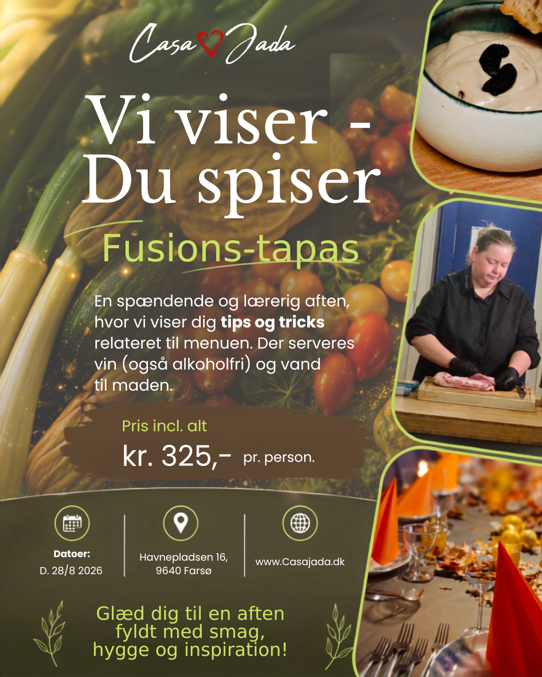 "Vi viser - Du spiser"  d. 28. august 2026 - Digital billet