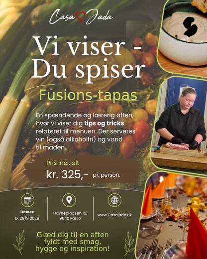 "Vi viser - Du spiser"  d. 28. august 2026 - Digital billet